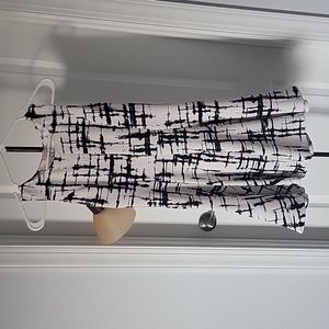 Black/White Love Ady skater dress